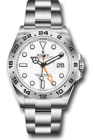 Replica Rolex Oyster Perpetual Explorer II Watch Oystersteel 226570 White Dial Oyster Bracelet 2021 Release